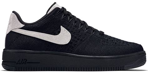 Nike Air Force 1 Ultra Flyknit Low 'Black & Metallic Silver'